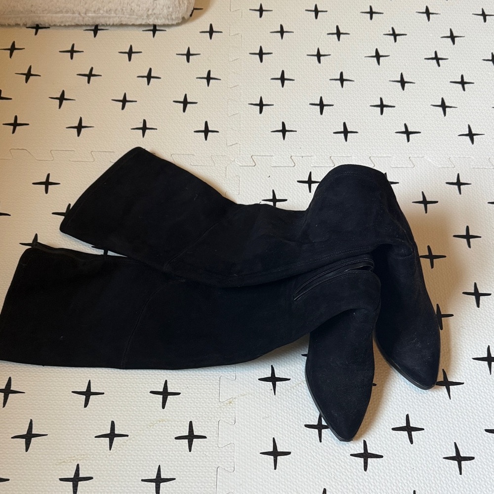 Black Over the Knee Women's Boots